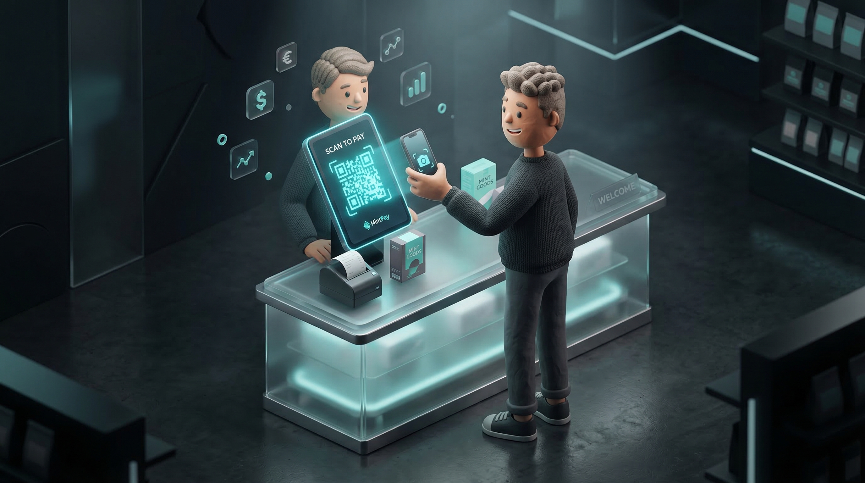 QR-код на кассе